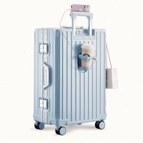 Cận cảnh khung nhôm liền khối của Vali Khung Nhôm Bamozo 9066C Cao Cấp