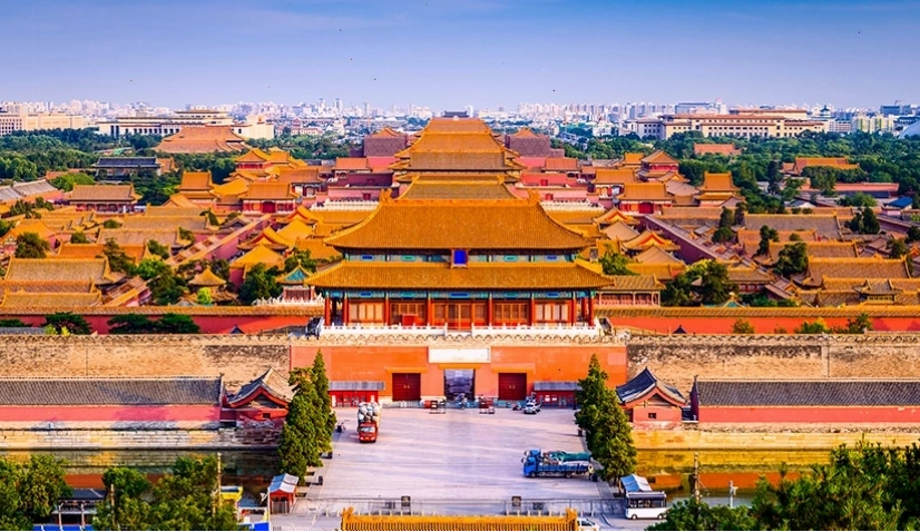 Cận cảnh kiến trúc mái ngói vàng son của Tử Cấm Thành
