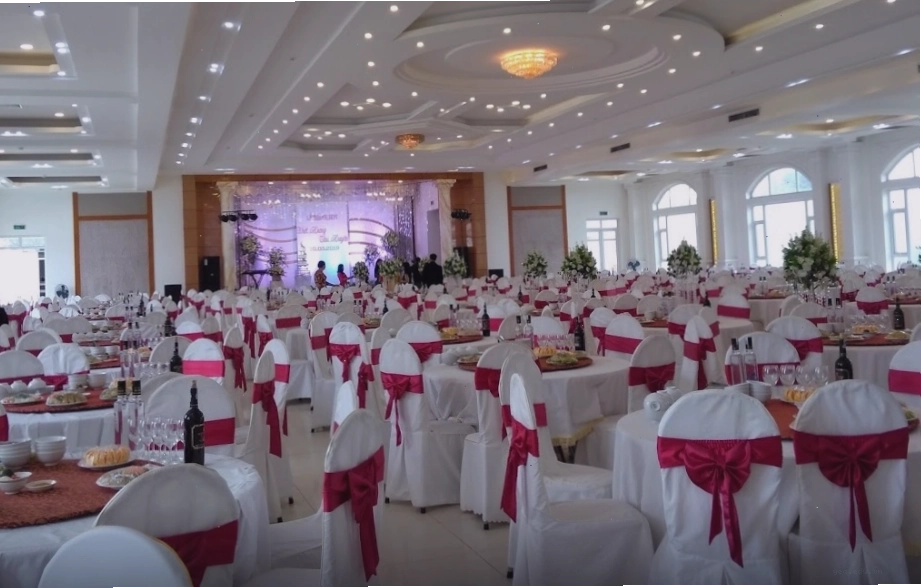 Cận cảnh mặt tiền Nhà Khách Kim Bình Tuyên Quang