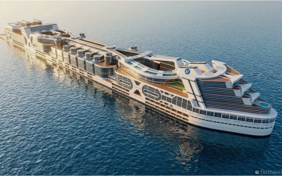 Cận cảnh thiết kế chi tiết của du thuyền lớn nhất thế giới Freedom Ship