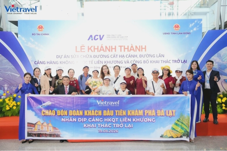 Cảng hàng không quốc tế Liên Khương kết nối trở lại, mở rộng không gian phát triển du lịch Đà Lạt - Lâm Đồng