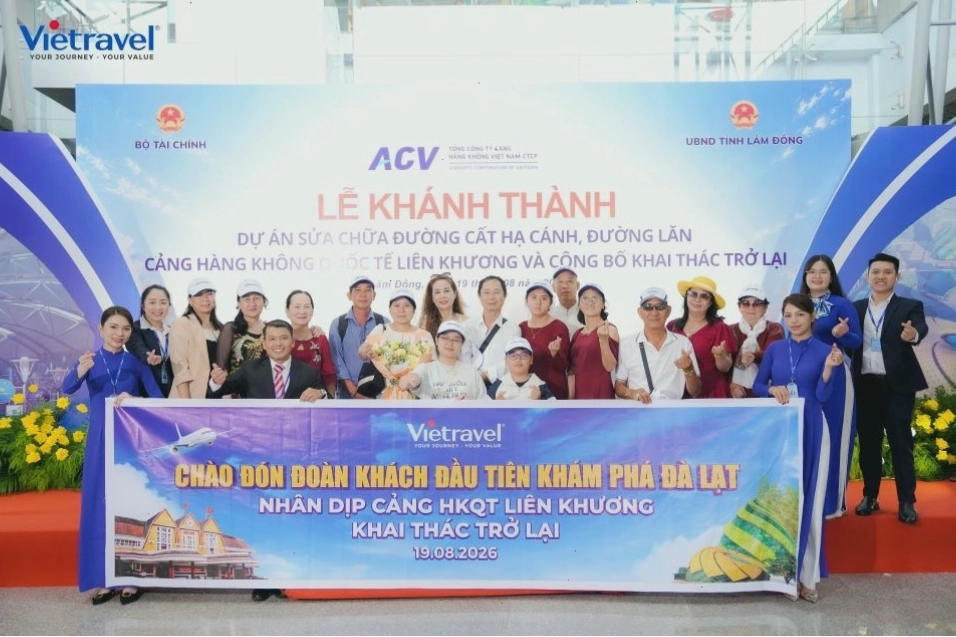 Cảng hàng không quốc tế Liên Khương kết nối trở lại, mở rộng không gian phát triển du lịch Đà Lạt - Lâm Đồng