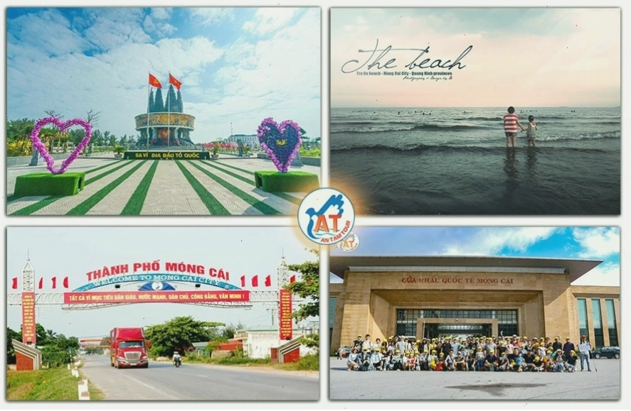 Cảnh hoàng hôn lãng mạn trên biển Trà Cổ