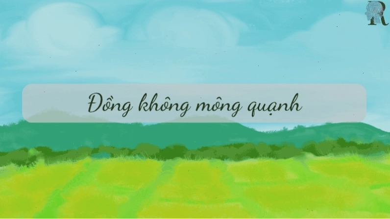 Cảnh làng quê vắng vẻ vào buổi chiều