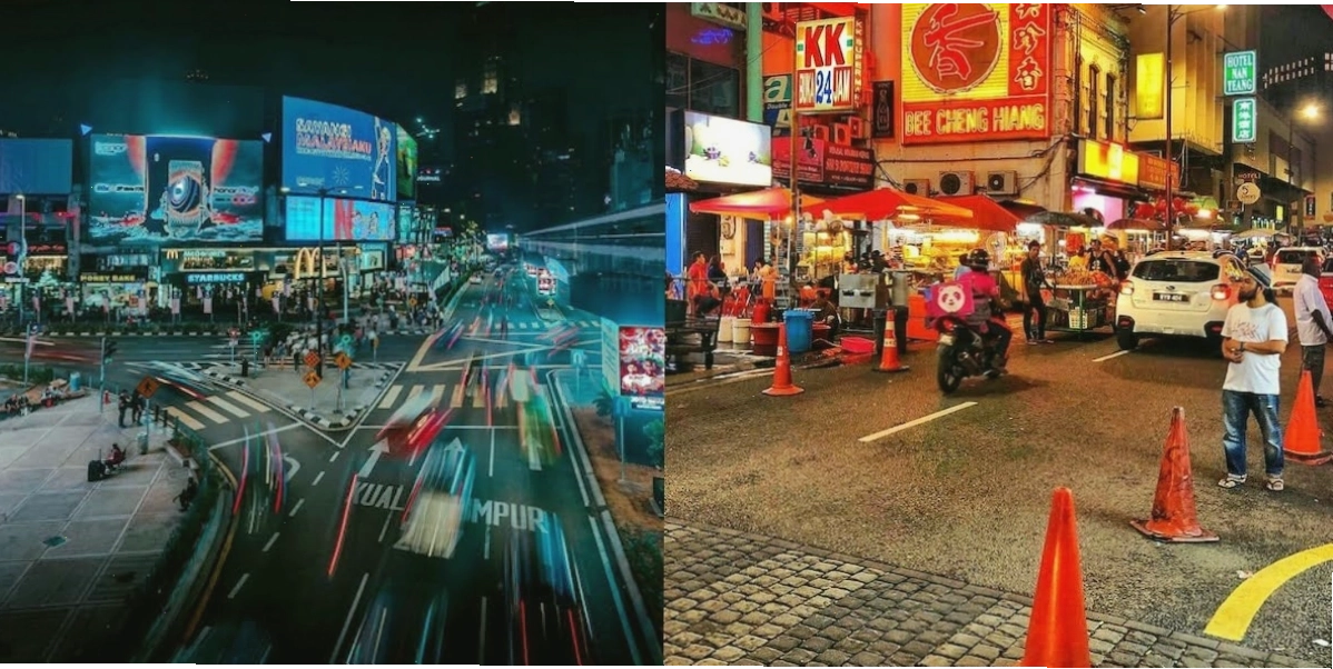 Cảnh mua sắm sầm uất tại các trung tâm thương mại ở Kuala Lumpur, Malaysia