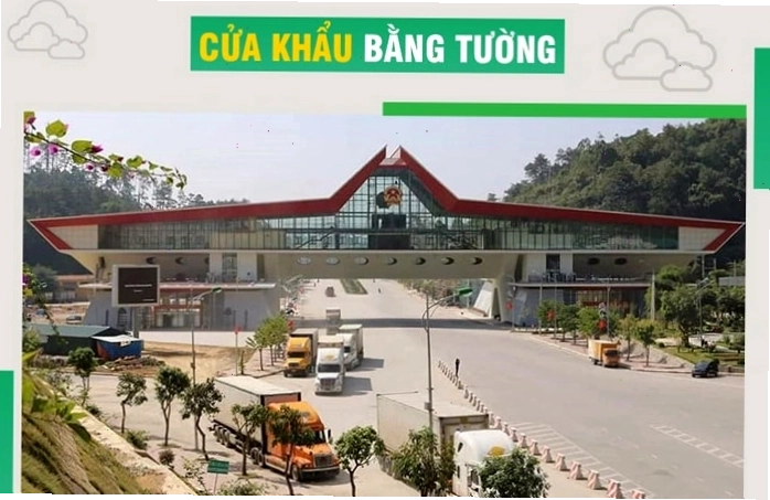 Cảnh quan biên giới Việt Nam - Trung Quốc tại Bằng Tường