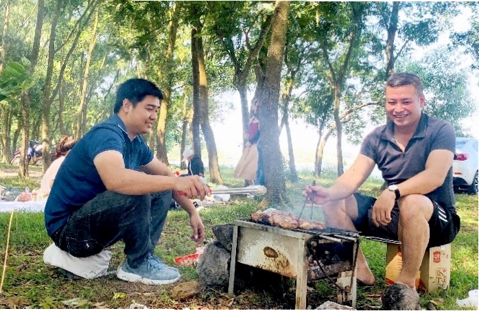 Cảnh quan hồ Côn Sơn, một điểm đến dã ngoại hấp dẫn tại Chí Linh, Hải Dương