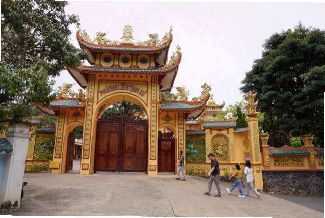 Cảnh quan thanh bình tại làng chùa Đại Ninh, Đức Trọng, Lâm Đồng
