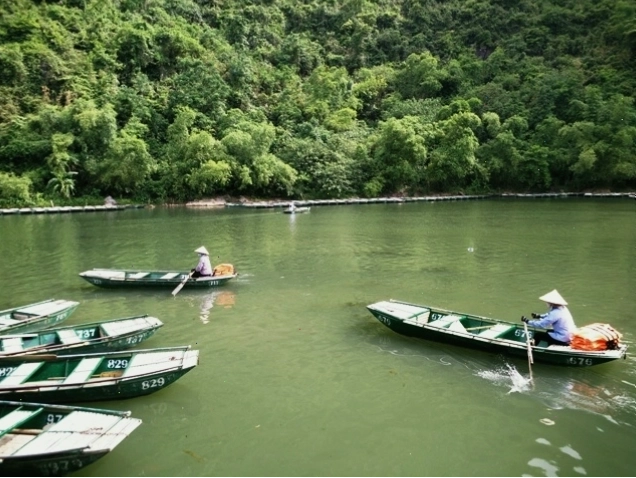 Cảnh quan thiên nhiên hoang sơ của Tràng An.