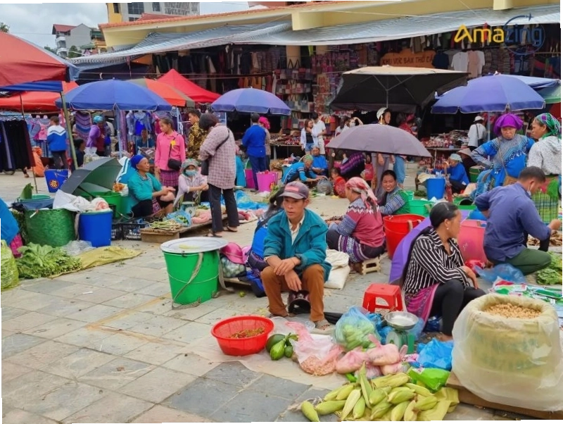 Cảnh quan thiên nhiên nhìn từ trên cao tại Bắc Hà