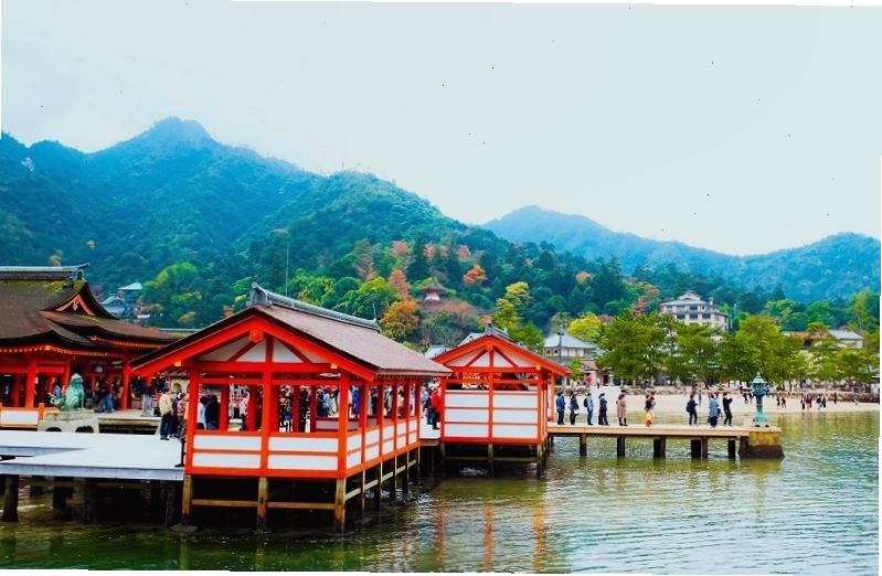 Cảnh quan thiên nhiên tươi đẹp của tỉnh Hiroshima