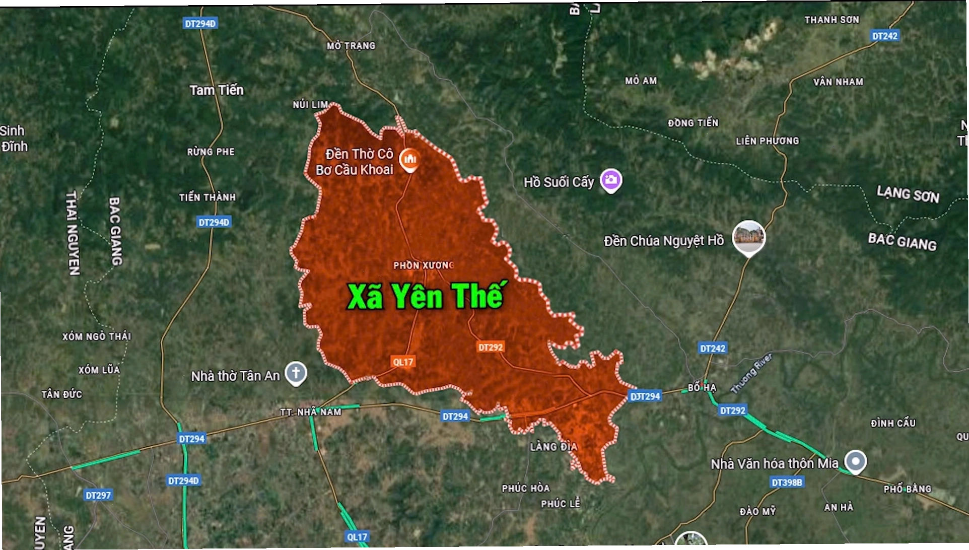 Cảnh quan thiên nhiên tươi đẹp tại vùng đồi núi Yên Thế
