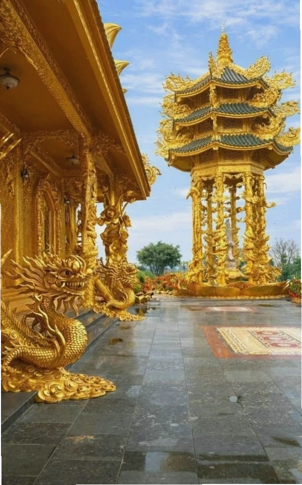 Cảnh quan thiên nhiên xanh mát trên Đảo Rều
