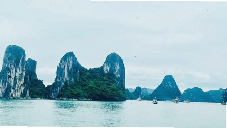 Cảnh quan thơ mộng của Vịnh Vũng Rô