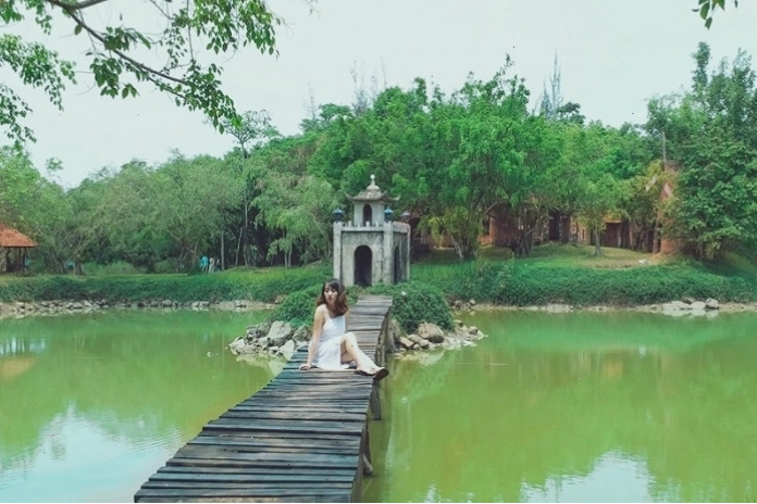 Cảnh quan xanh mát tại khu du lịch Cao Minh Đồng Nai