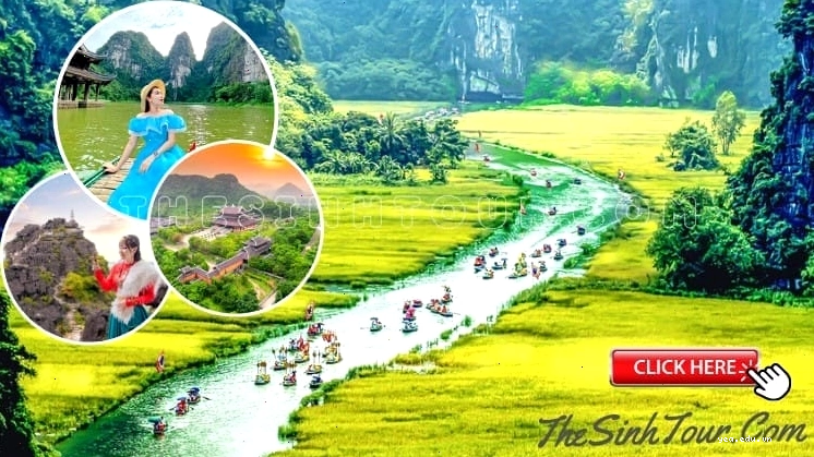 Cảnh sắc hữu tình của Tam Cốc khi ngồi thuyền trên sông Ngô Đồng