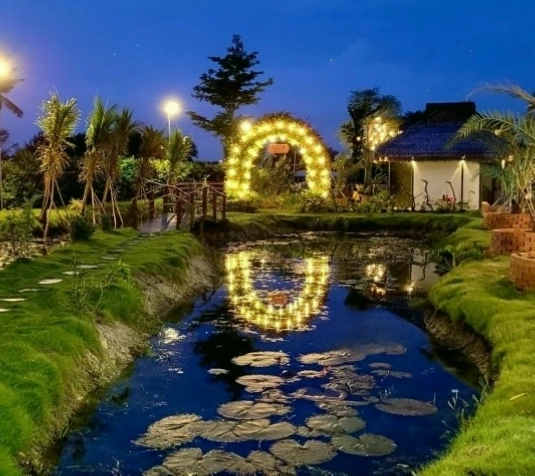 Cảnh sông nước tại Eco Riverside Glamping