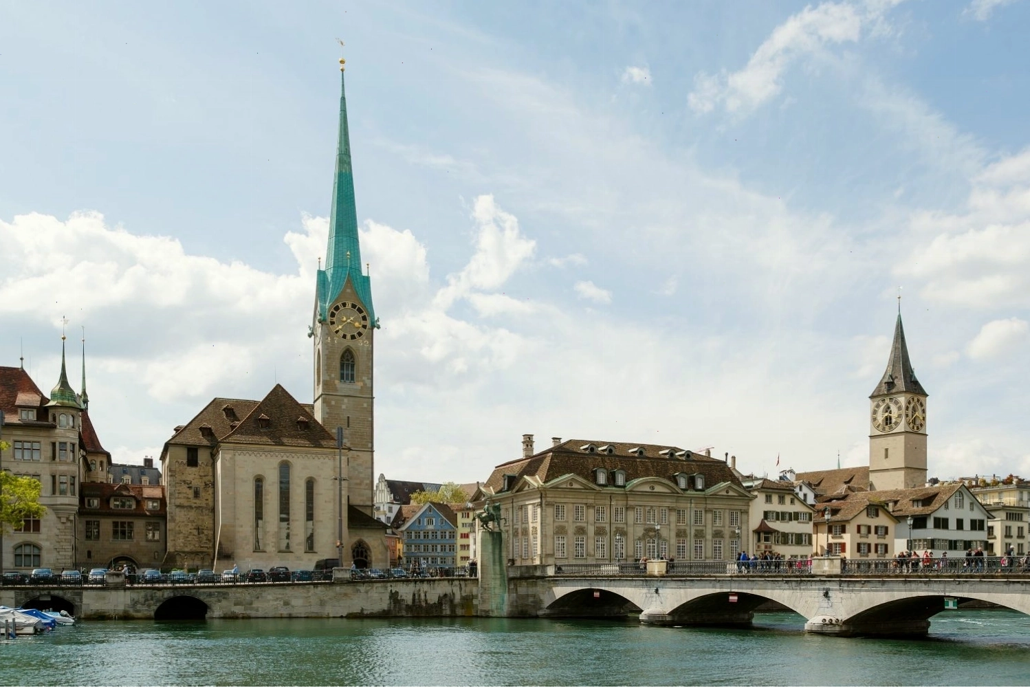 Cầu Münsterbrücke Zurich