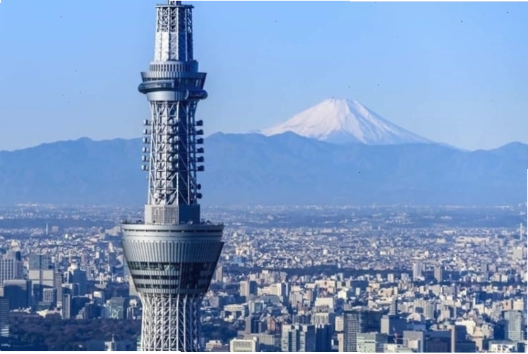 Cấu trúc vững chãi và độc đáo của Tháp Tokyo Skytree với sự kết hợp giữa tam giác và hình tròn