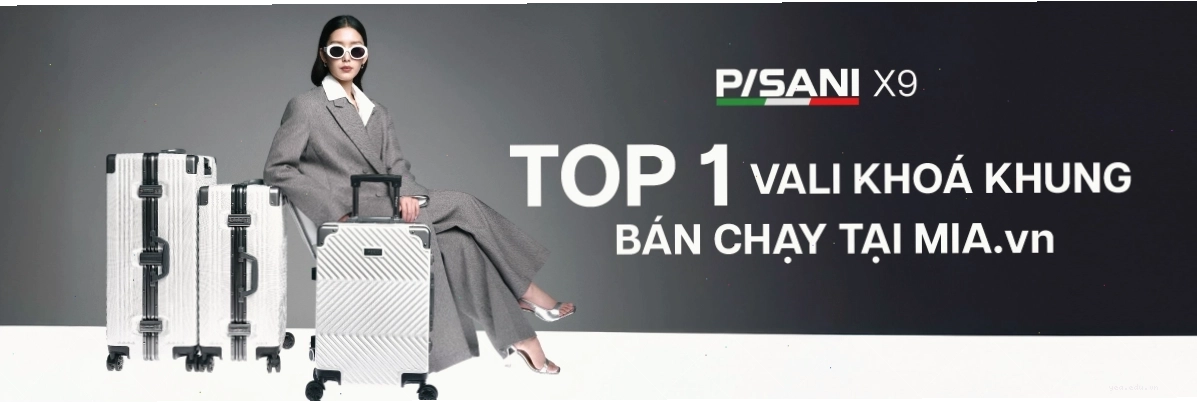 Chất liệu nhựa PP cao cấp trên vali Pisani
