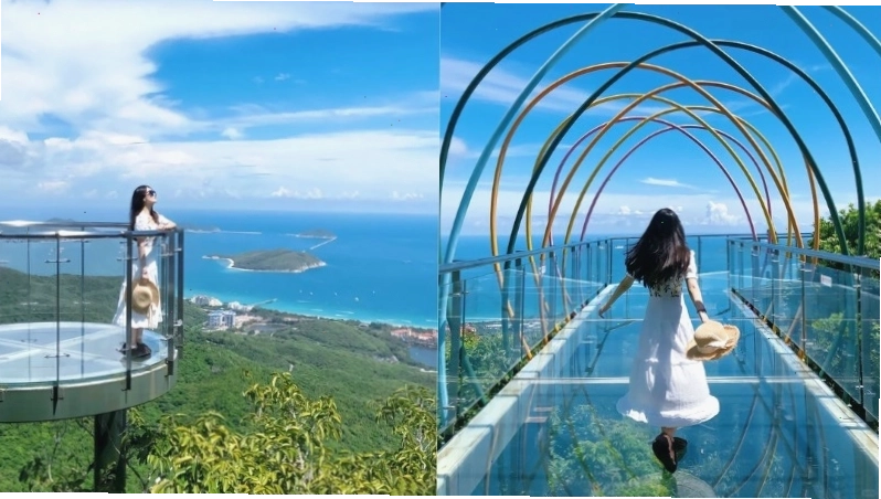 Chiêm ngưỡng toàn cảnh vịnh biển từ Công viên rừng thiên đường nhiệt đới Vịnh Á Long