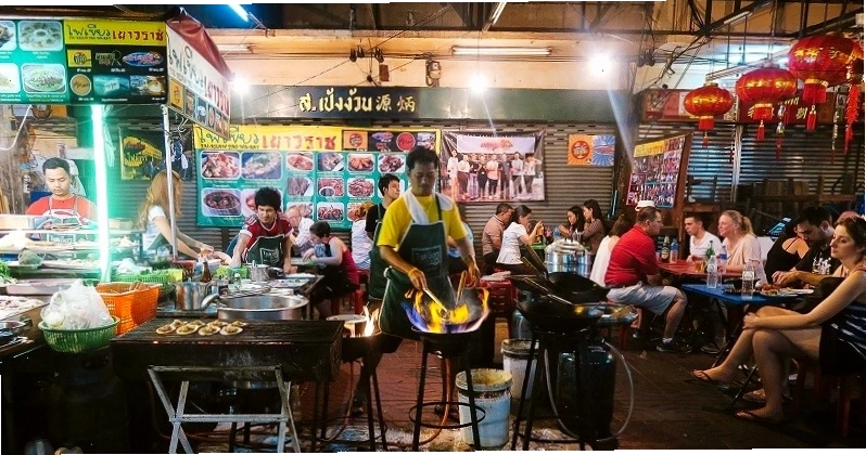 China Town Thái Lan - Phố Yaowarat - Phố Tàu Thái Lan