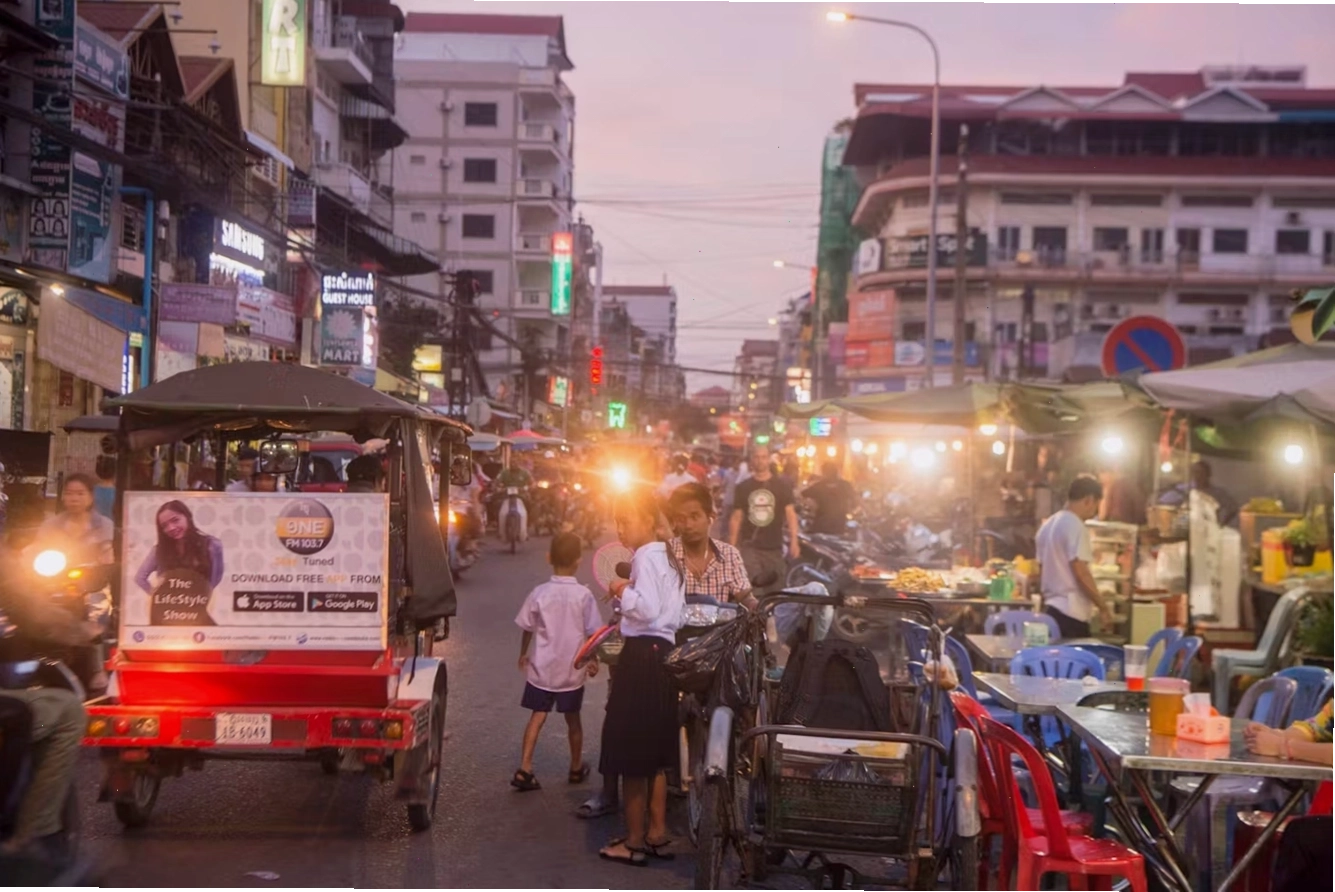 Chợ đêm tại Campuchia