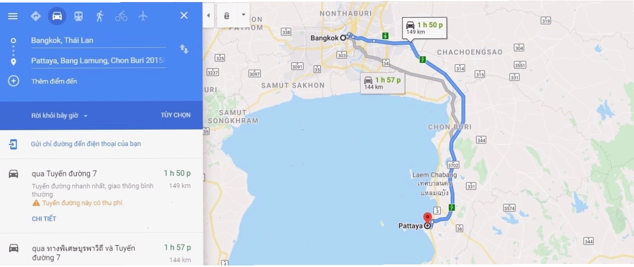 Chợ nổi Bốn miền Pattaya với các gian hàng trên sông