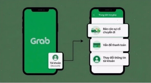 Chọn kênh hỗ trợ chính thức qua ứng dụng Grab để nhận được sự trợ giúp nhanh chóng và đáng tin cậy nhất.