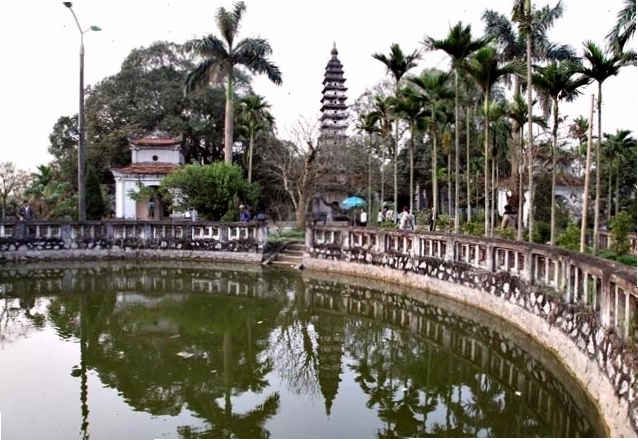 Chùa Tháp Phổ Minh trên tờ tiền 100 đồng Việt Nam