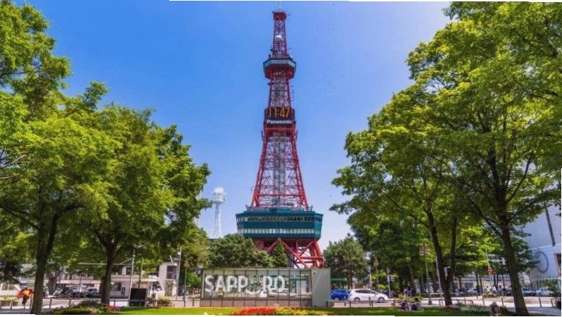 Công viên Odori là biểu tượng của Sapporo