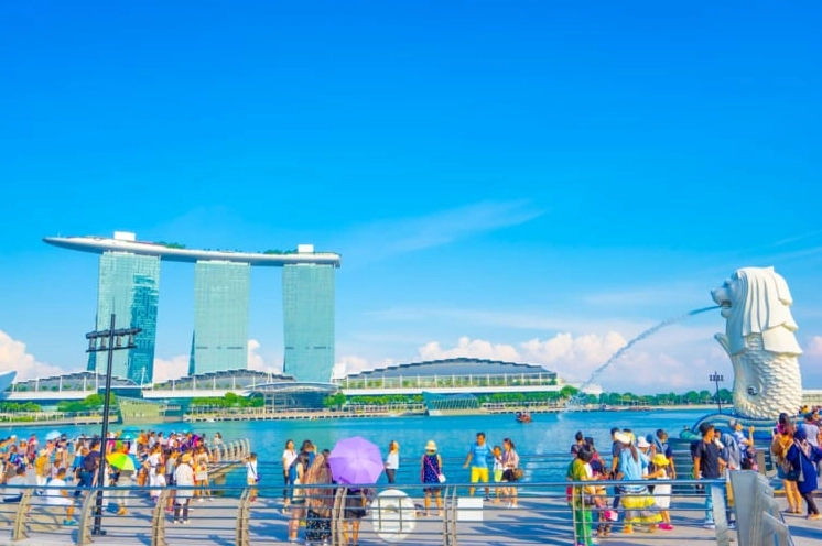 Công viên Sư tử biển Merlion Park điểm đến biểu tượng của Singapore