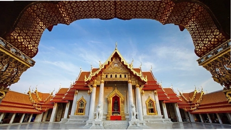 Cung điện Chitralada mang phong cách kiến trúc Phục Hưng
