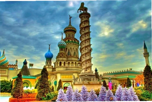 Đảo Nami với những con đường lá vàng mùa thu