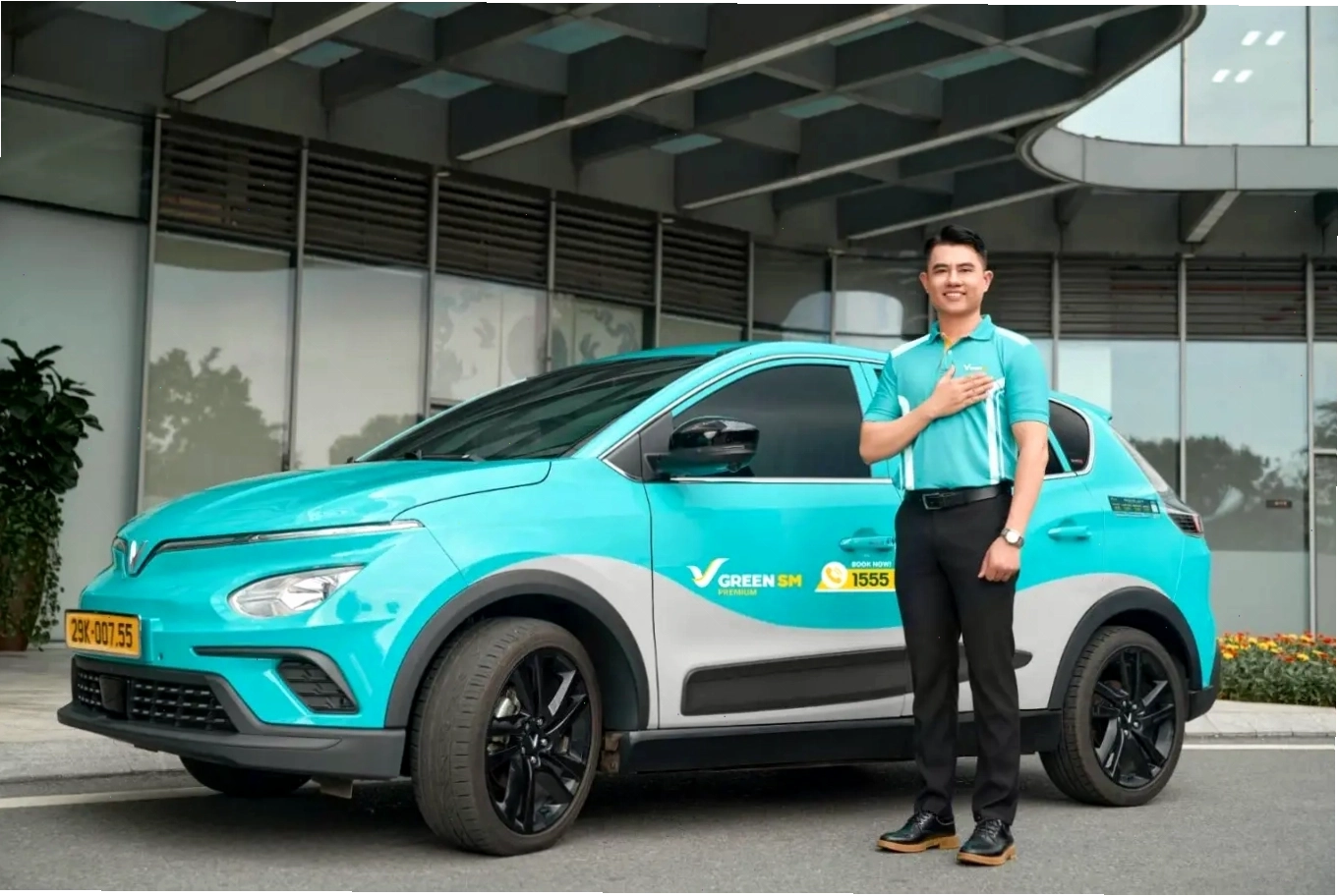 Đặt xe công nghệ qua ứng dụng Green SM: Di chuyển nhanh chóng - an toàn - nhiều ưu đãi!