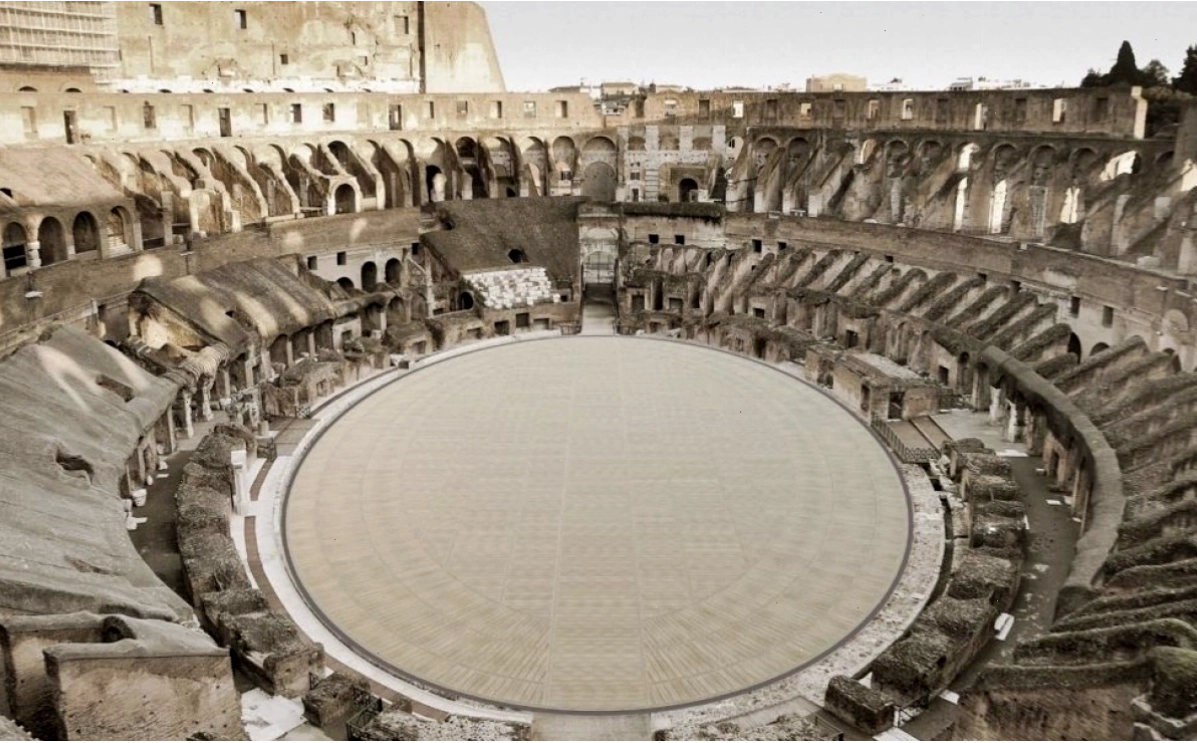 Đấu trường La Mã (Colosseum) được khởi công xây dựng vào khoảng năm 72 - 70 sau Công nguyên