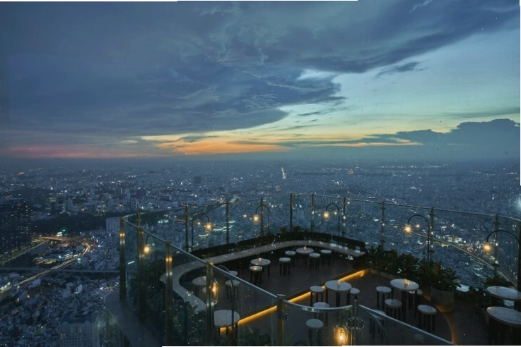 Địa chỉ Landmark 81 nằm ở đâu: hình ảnh toàn cảnh tòa nhà nhìn từ xa