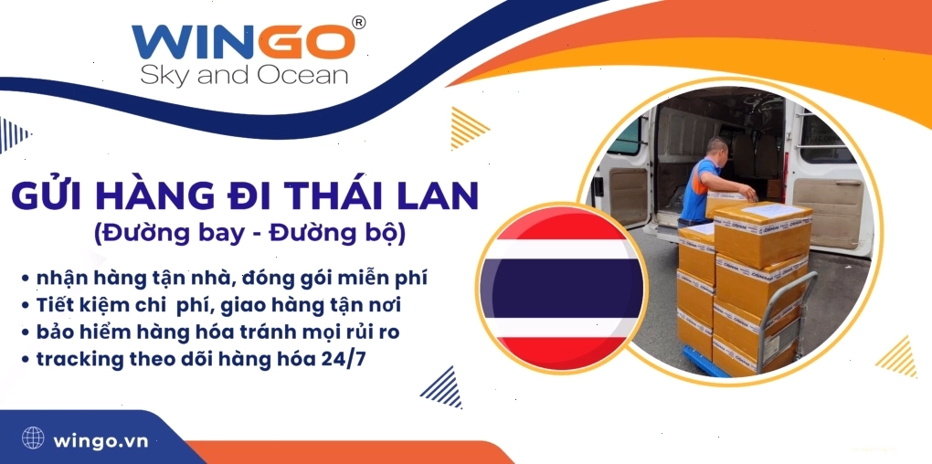 Dịch vụ gửi hàng đi Thái Lan bằng đường hàng không