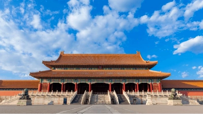 Điện Thái Hòa trong sơ đồ Tử Cấm Thành