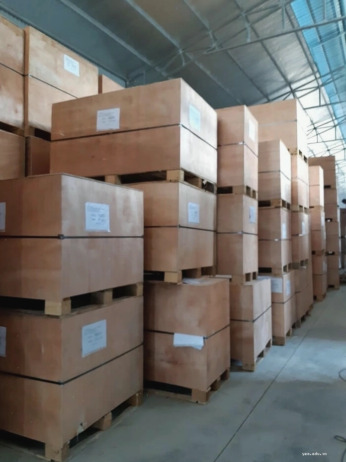 Đóng kiện hàng hóa trước khi vận chuyển