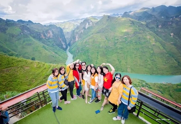 Du khách check-in tại cây cô đơn Hà Giang