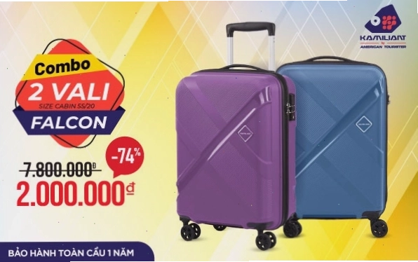 Du lịch cùng vali đôi Kamiliant