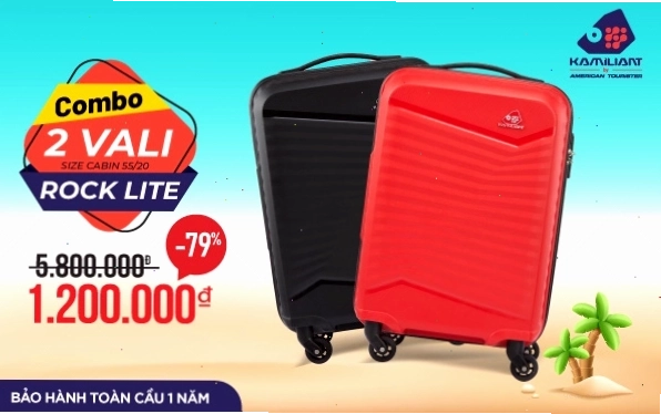 Du lịch cùng vali Kamiliant