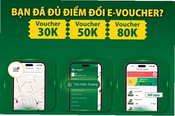 E-Voucher giảm giá trên Vinasun App