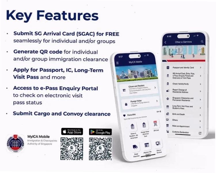 Email xác nhận nộp SG Arrival Card