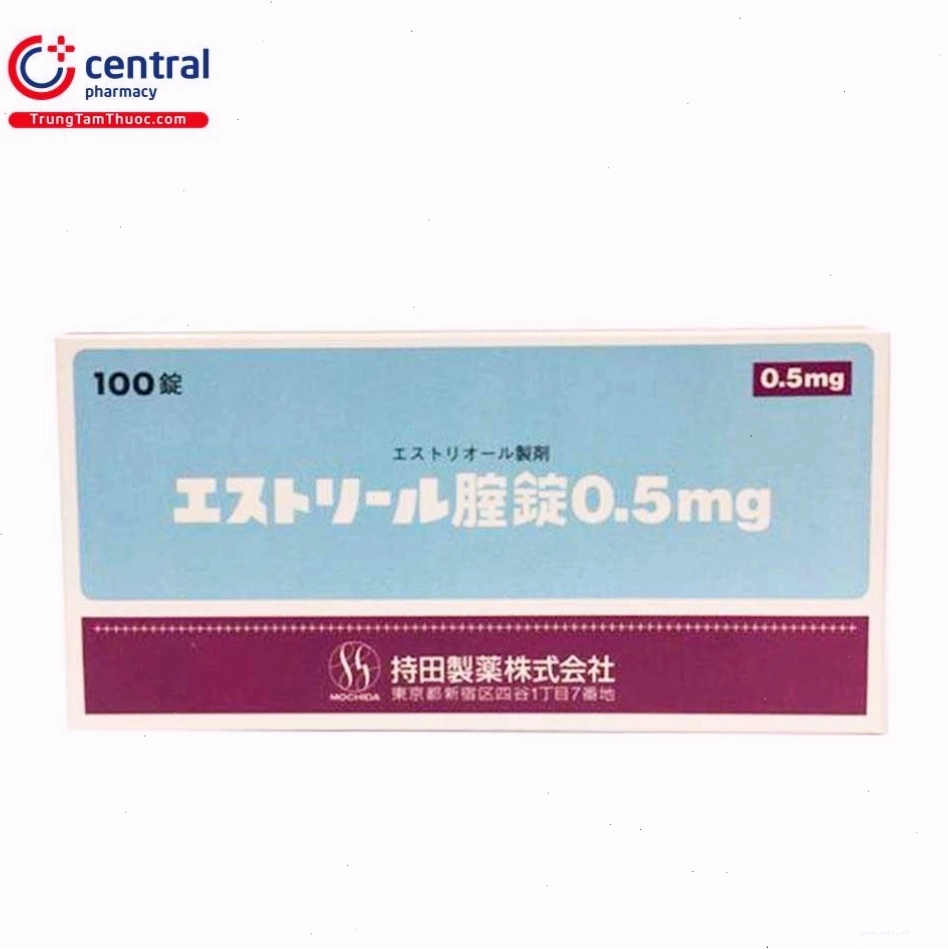 Estoril 0.5mg - viên nén đặt âm đạo của Nhật Bản