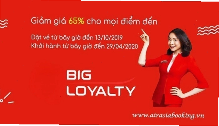 Giảm giá vé Air Asia cho tất cả điểm đến