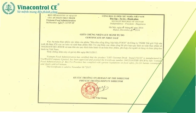 Giấy lưu hành tự do CFS là gì