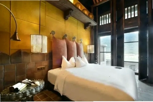 Giường size king tại Làng Nương Yên Tử