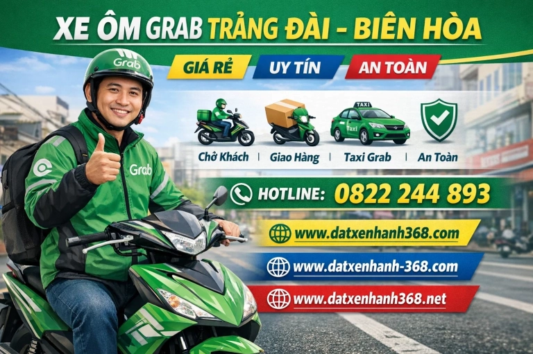 Grab Biên Hòa: Dịch vụ Xe ôm Công nghệ Chuyên nghiệp và Tiện lợi